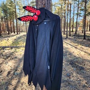 Mothman Hooded Cape Costume
